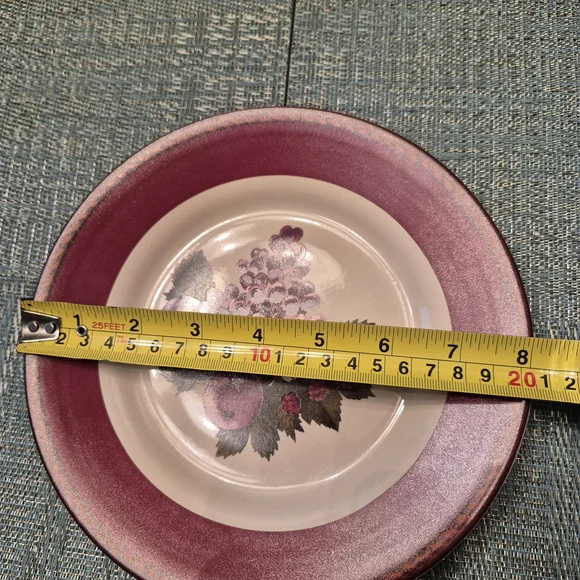 Vintage Elegant Fruity Dinnerware Set with Mugs - Picture 11 of 16